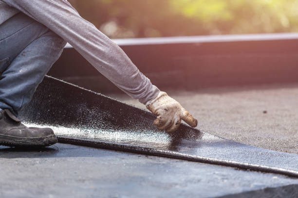 Professional Crawl Space Encapsulation technician working in Rosholt, WI